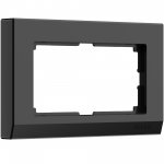 Рамка для двойной розетки (черный) W0081808 Werkel