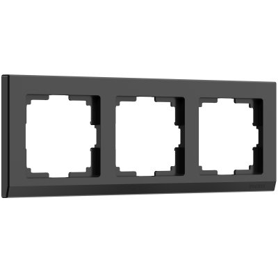 

Рамка на 3 поста (черный) W0031808 Werkel, W0031808