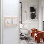 Рамка на 2 поста Antik (белое золото) Werkel W0021523