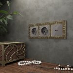 Рамка на 3 поста (бронза) Werkel W0031512