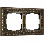 Рамка на 2 поста (бронза) Werkel W0021512