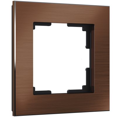 

Рамка на 1 пост (коричневый алюминий) Werkel W0011714, W0011714