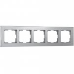 Рамка на 5 постов (алюминий) Werkel W0051706