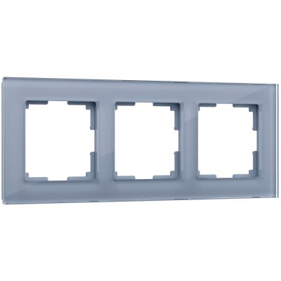 

Рамка на 3 поста (серый,стекло) W0031115 Werkel, W0031115