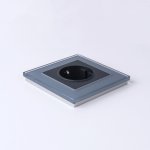 Рамка на 1 пост (серый,стекло) W0011115 Werkel