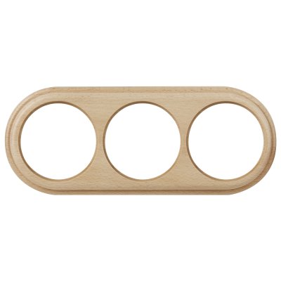 

Рамка на 3 поста (светлый бук) W0035224 Werkel, W0035224