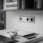 Рамка на 4 поста (глянцевый никель) W0041602 Werkel