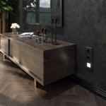 Рамка на 3 поста (черный матовый) W0032208 Werkel