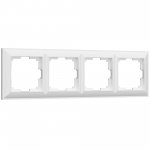 Рамка на 4 поста (белый) W0042201 Werkel
