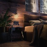 Переключатель одноклавишный (коричневый) Ретро W5612014 Werkel