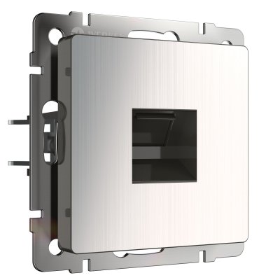 

Розетка Ethernet RJ-45 (глянцевый никель) W1181002 Werkel, W1181002