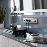 W1196002/ Накладка для розетки HDMI (глянцевый никель) W1196002