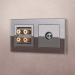 Рамка на 2 поста (мокко) Werkel W0021118