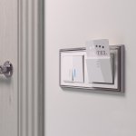 Выключатель  двухклавишный проходной с подсветкой (белый) W1122101 Werkel