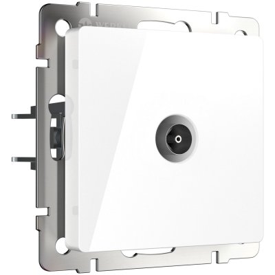 ТВ-розетка проходная (белый) Werkel W1184001 ТВ-розетка проходная (белый) Werkel W1184001