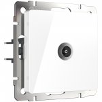 ТВ-розетка проходная (белый) Werkel W1184001