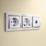 ТВ-розетка проходная (белый) Werkel W1184001