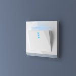 Электронный карточный выключатель (белый) Werkel W1153101