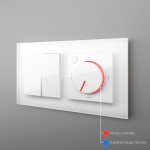 Терморегулятор электромеханический для теплого пола (белый) W1151101 Werkel