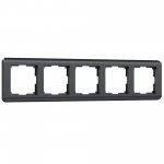 Рамка на 5 постов (графит) W0052104 Werkel