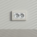 Рамка для двойной розетки (перламутровый) W0082113 Werkel