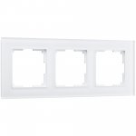 Рамка на 3 поста (белый матовый) W0031105 Werkel