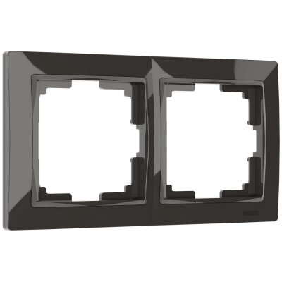 

Рамка на 2 поста (серо-коричневый, basic) Werkel W0022007, W0022007