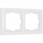 Рамка на 2 поста (белый, basic) W0022001 Werkel