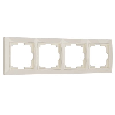

Рамка на 4 поста (слоновая кость, basic) W0042003 Werkel, W0042003