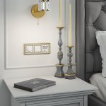 Рамка на 3 поста (золото/белый) Werkel W0031429