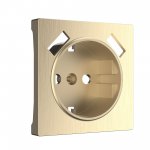 Накладка  для розетки USB (шампань рифленый) Werkel W1179510