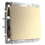 Клавиша для выключателя перекрестного (шампань рифленый) W1119010 Werkel