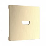 W1196010/ Накладка для розетки HDMI (шампань рифленый) W1196010
