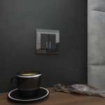 Рамка на 1 пост (черный) W0011108 Werkel