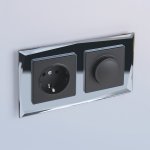 Рамка на 2 поста (черный) W0021208 Werkel