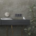 Рамка на 3 поста (черный) W0031208 Werkel