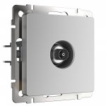 ТВ-розетка оконечная (серебряный) W1183006 Werkel