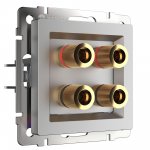 Акустическая розетка (серебряный) W1185006 Werkel