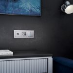 Телефонная розетка  RJ-11 (серебряный) W1182006 Werkel