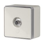 ТВ-розетка оконечная Gallant (слоновая кость) Werkel W5083003