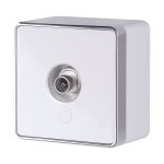 ТВ-розетка оконечная Gallant (белый) Werkel W5083001