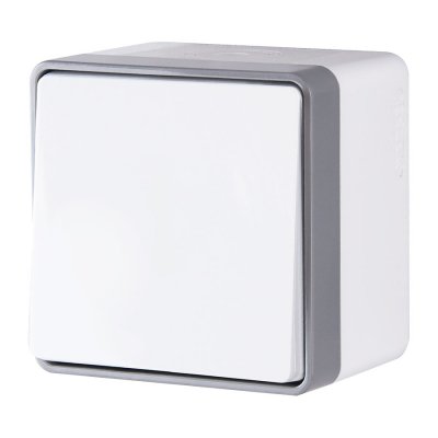 Выключатель одноклавишный влагозащищенный Gallant (белый) Werkel W5010201 Выключатель одноклавишный влагозащищенный Gallant (белый) Werkel W5010201