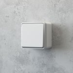 Выключатель одноклавишный влагозащищенный Gallant (белый) Werkel W5010201