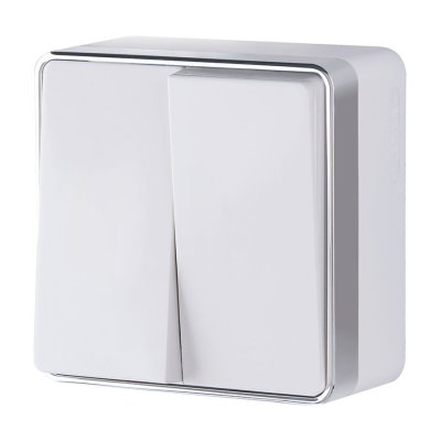 

Выключатель двухклавишный Gallant (белый) W5020001 Werkel, W5020001