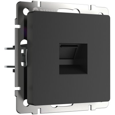 

Розетка Ethernet RJ-45 (черный матовый) W1181008 Werkel, W1181008