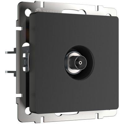 

ТВ-розетка оконечная (черный матовый) W1183008 Werkel, W1183008