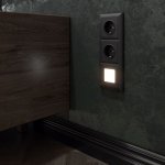 Встраиваемая LED подсветка для ступеней лестницы (черный матовый) W1154308 Werkel