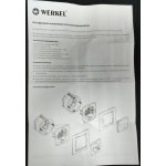 Розетка с заземлением и шторками (черный матовый) W1171108 Werkel