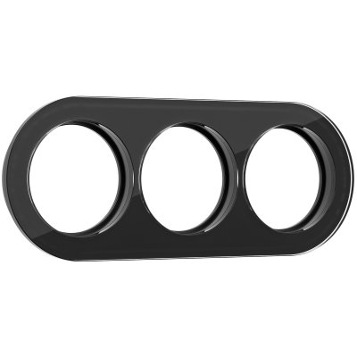 Рамка на 3 поста (Черный) Werkel W0035108 Рамка на 3 поста (Черный) Werkel W0035108