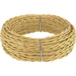 Ретро кабель витой 3х1,5 золотой песок (под заказ) W6453547